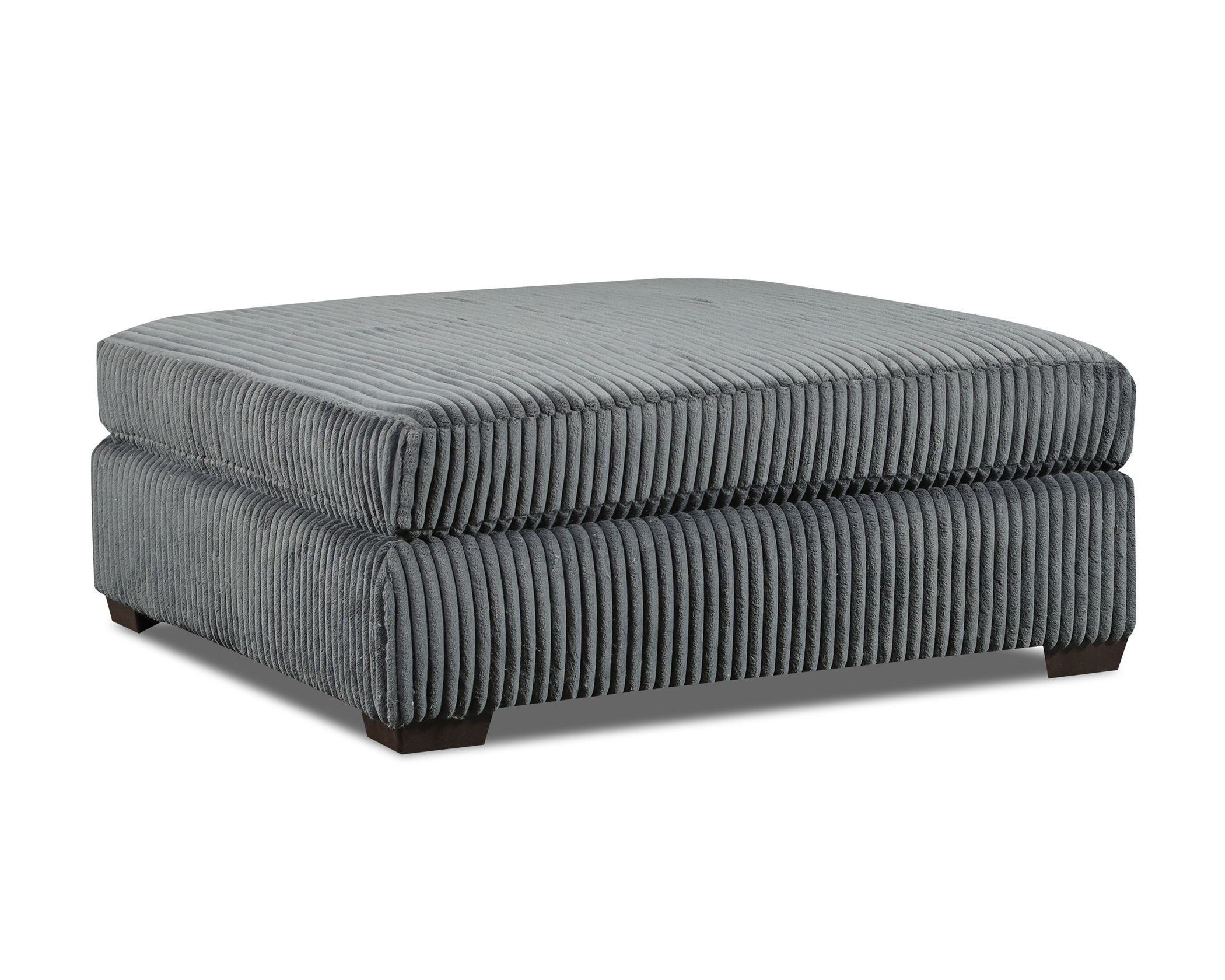 1300-07 Charcoal Cocktail Ottoman