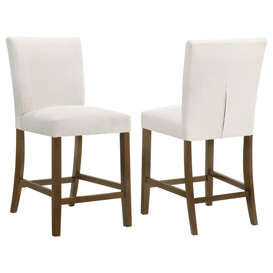 (image for) Paxton Upholstered Counter Height Dining Chair Beige (Set of 2)