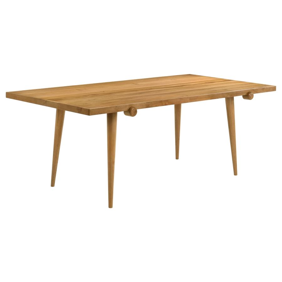 (image for) Fabra 79-inch Rectangular Wood Dining Table Honey