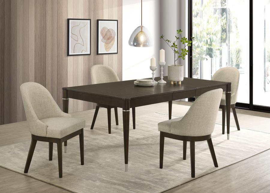 (image for) Reseda 5-piece Rectangular Dining Set Ash Brown