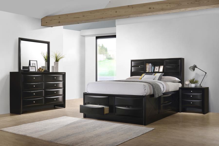 (image for) Briana 4-piece California King Bedroom Set Black