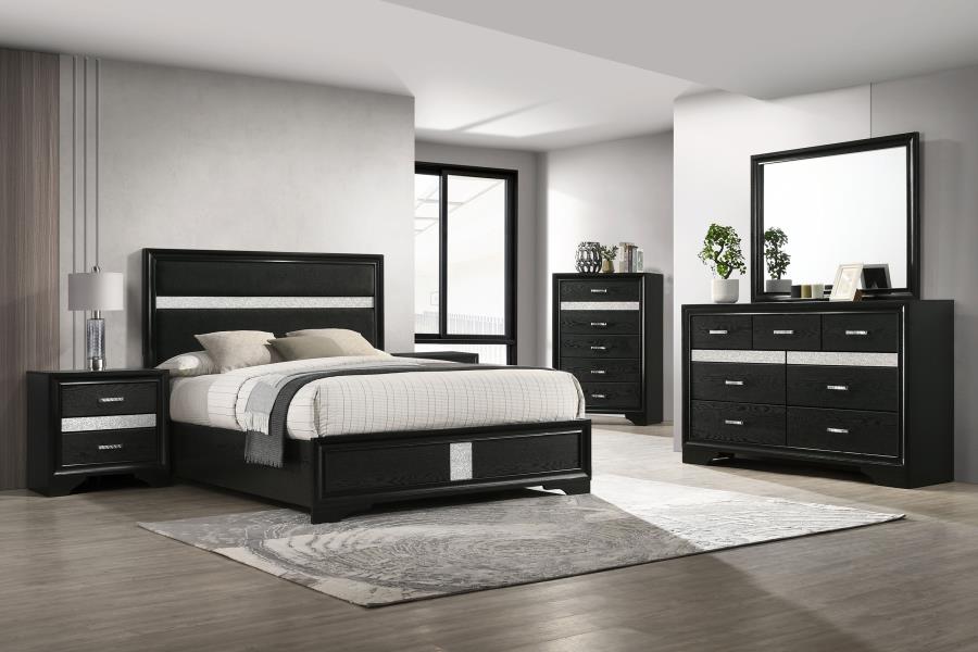 (image for) Miranda 5-piece Eastern King Bedroom Set White