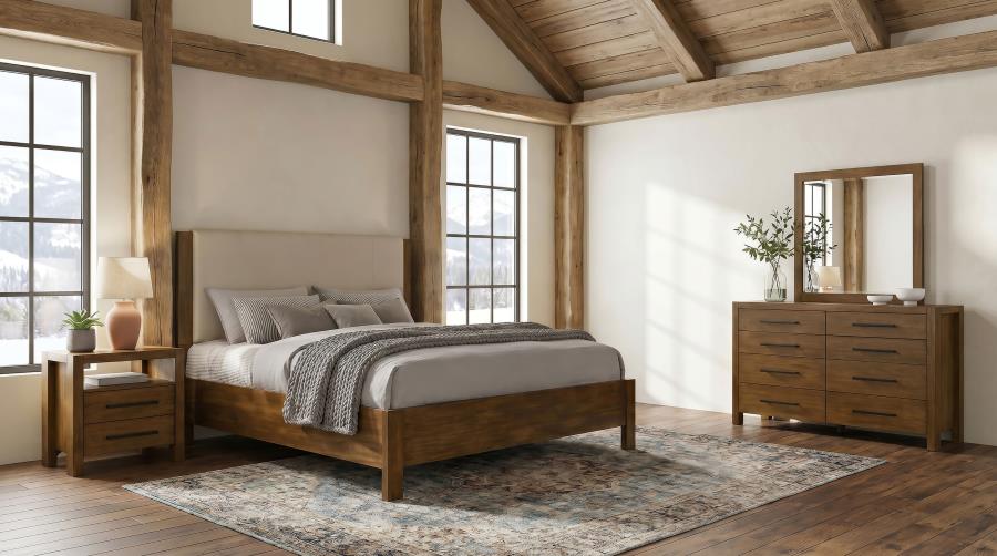 (image for) Adderley 4-piece Queen Bedroom Set Warm Brown