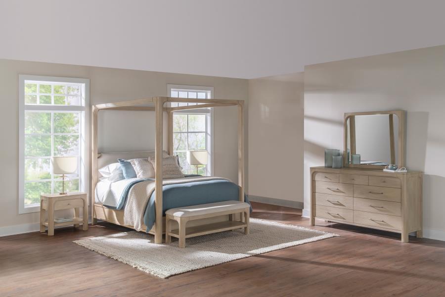 (image for) Solano 4-piece California King Bedroom Set Weathered Mango
