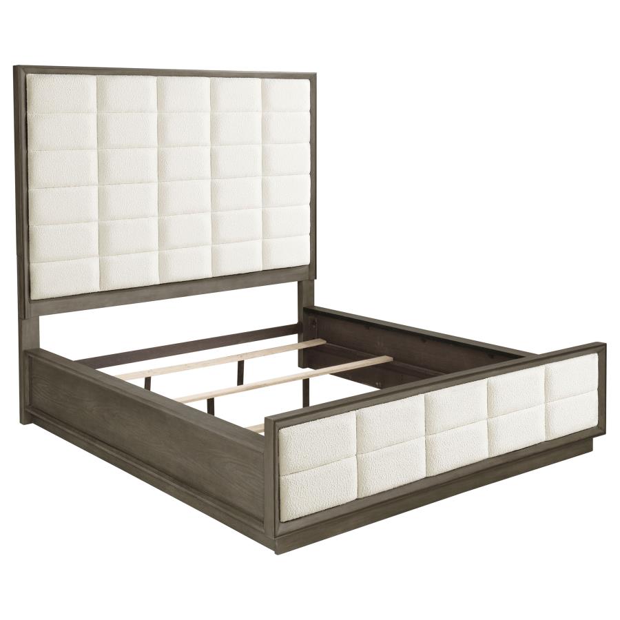 (image for) Durango 80-inch California King Panel Bed Taupe Oak