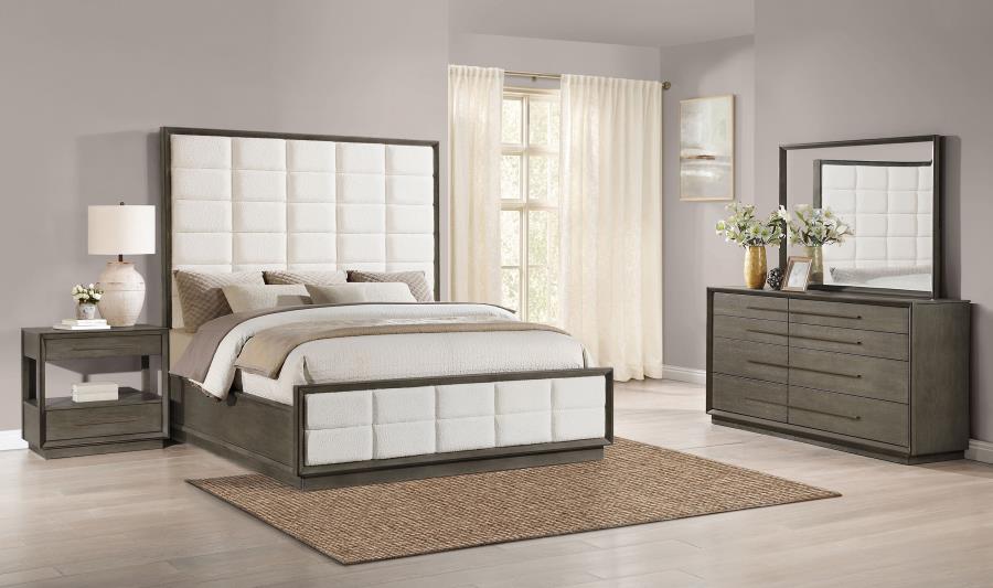 (image for) Durango 4-piece Queen Bedroom Set Taupe Oak