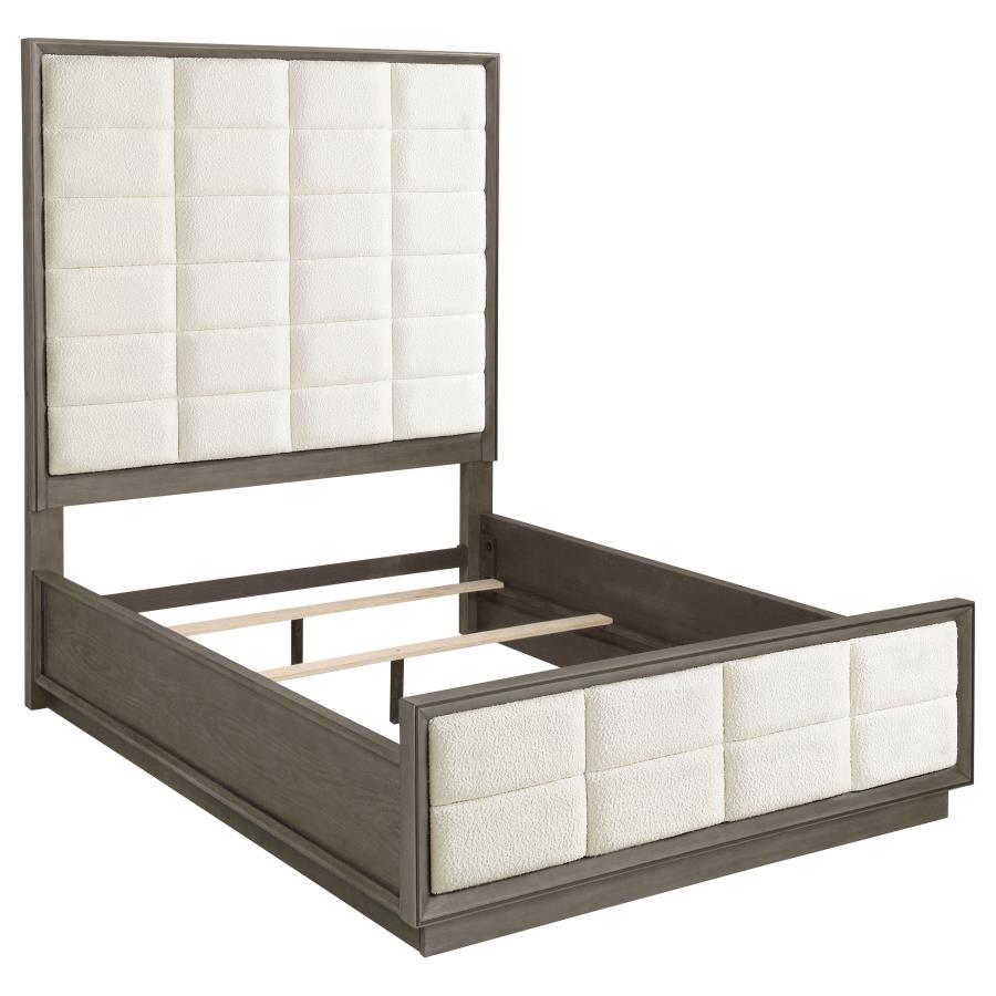 (image for) Durango 80-inch Queen Panel Bed Taupe Oak