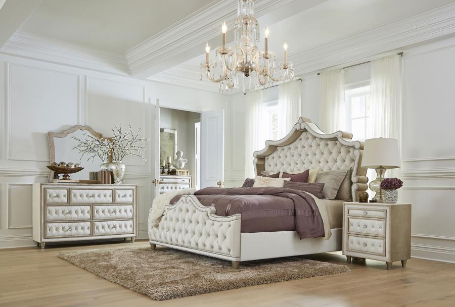 (image for) Antonella 5-piece Queen Bedroom Set Ivory