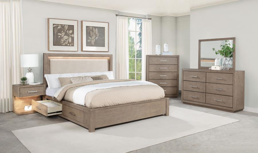 (image for) Kenora 5-piece California King Bedroom Set Barley Brown
