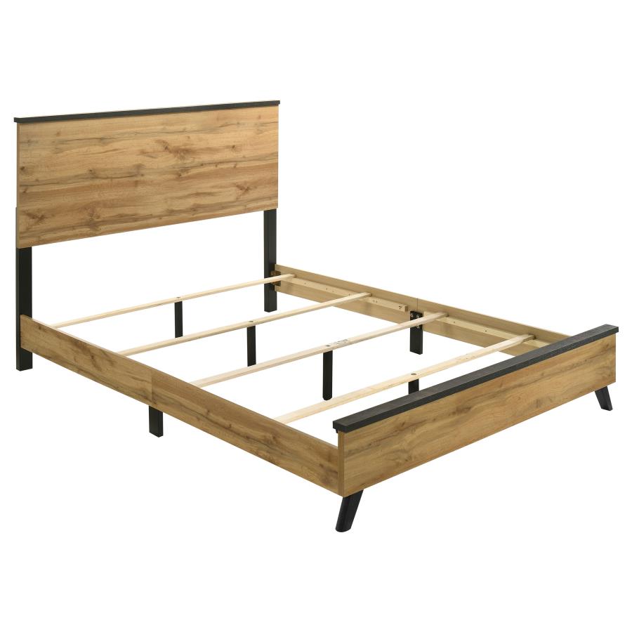 (image for) Kaywood 52-inch Eastern King Panel Bed Natural Pine