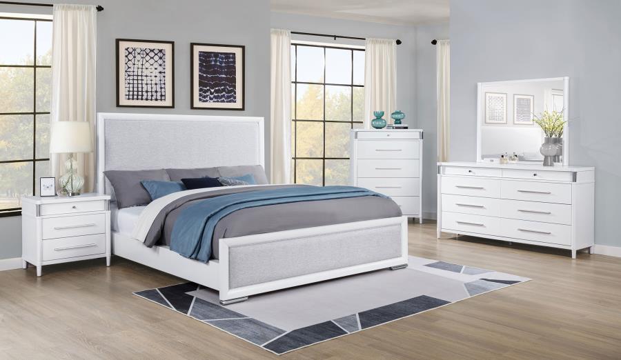 (image for) Gracemont 5-piece California King Bedroom Set White