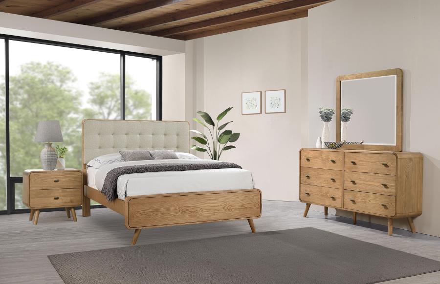 (image for) Robyn 4-piece California King Bedroom Set Light Ash