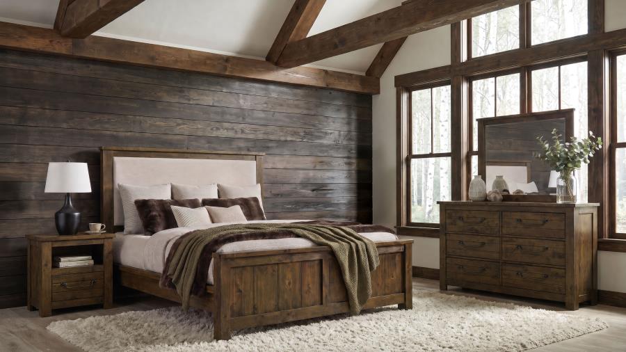 (image for) Doherty 4-piece California King Bedroom Set Rustic Brown