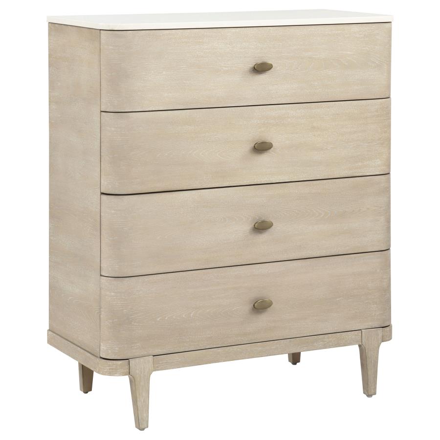 (image for) Lucaire 5-drawer Chest of Drawers Sandstone