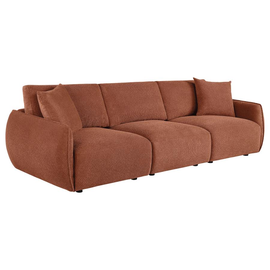 (image for) Elysia Fabric Upholstered Modular Lounge Sofa Coral