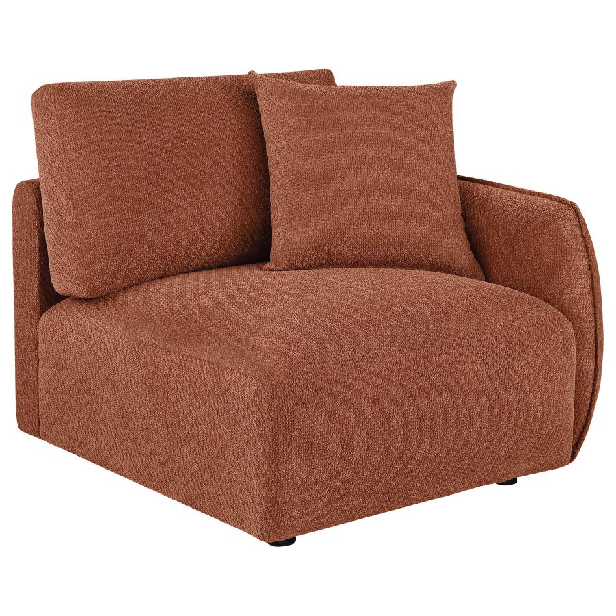 (image for) Elysia Fabric Upholstered Modular RAF Chair Coral