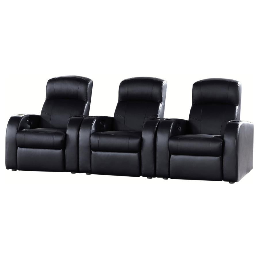 (image for) Cyrus 3-piece Upholstered Home Theater Seating