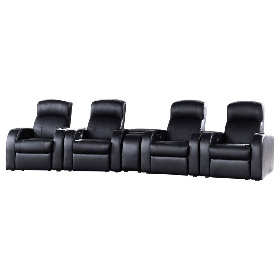 (image for) Cyrus 5-piece Upholstered Home Theater Seating