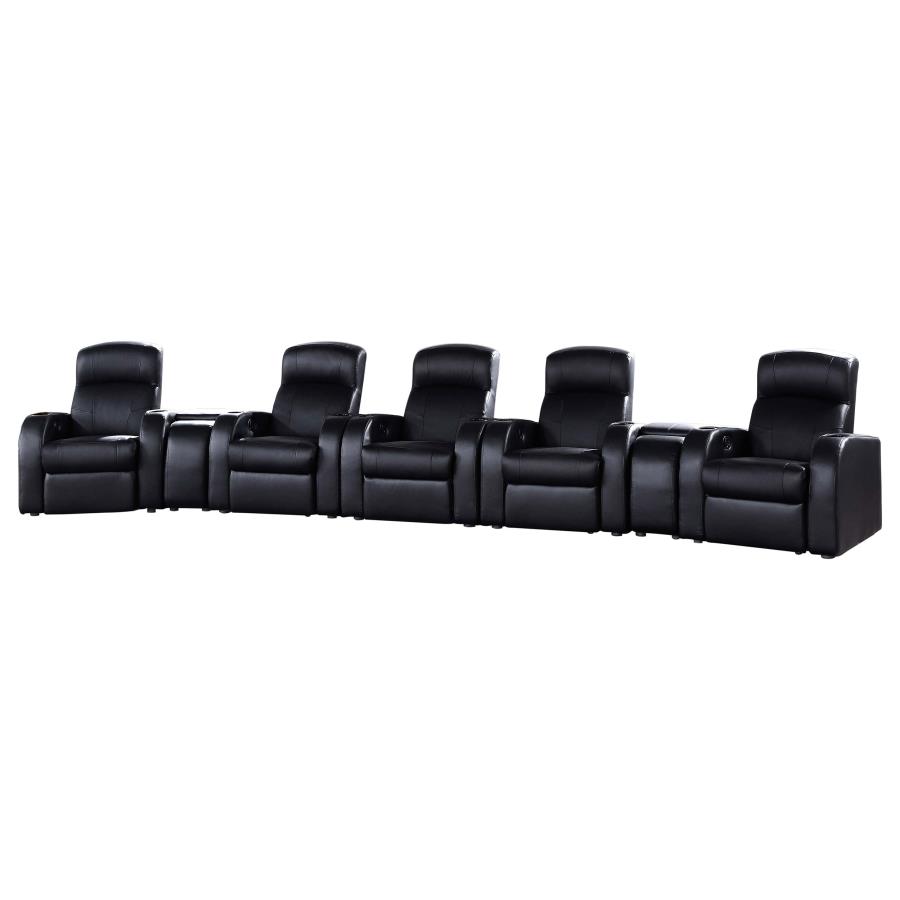 (image for) Cyrus 7-piece Upholstered Home Theater Seating