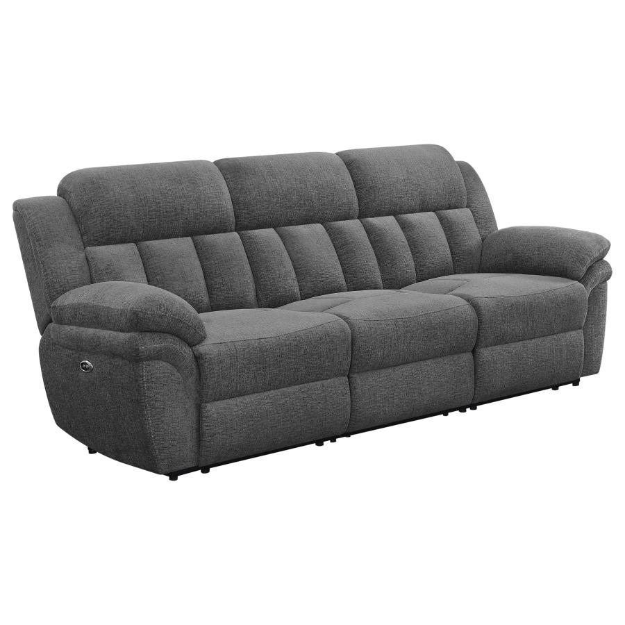 (image for) Bahrain Upholstered Power Sofa Charcoal
