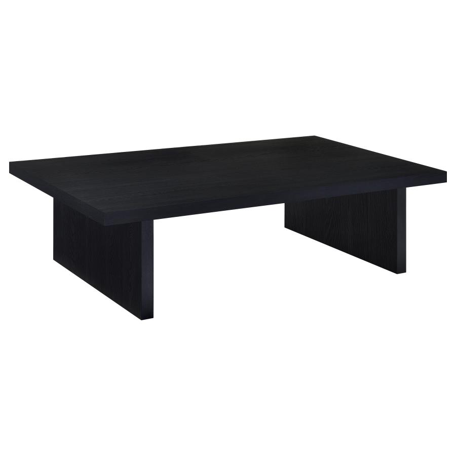 (image for) Max Rectangular Engineered Laminate Coffee Table Black