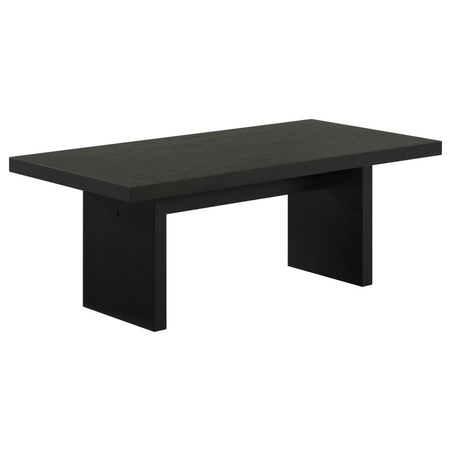 (image for) Decker 47-Inch Rectangular Cocktail Coffee Table Black